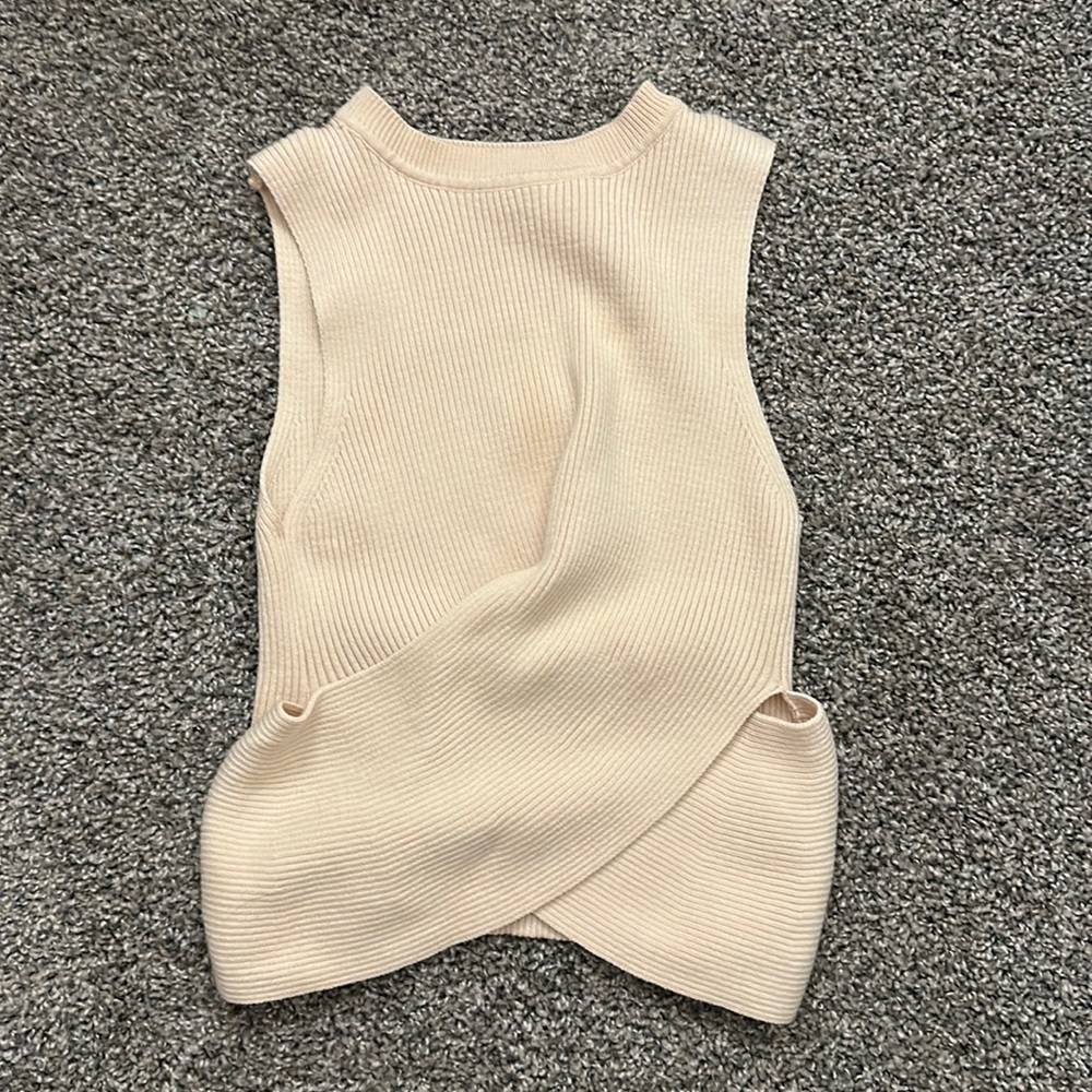 SHEIN criss cross top